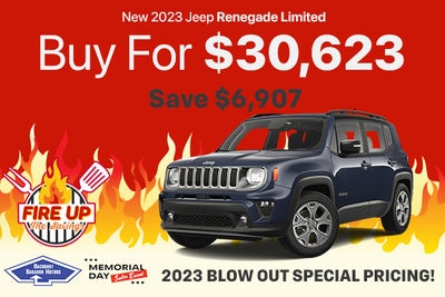 New 2023 Jeep Renegade Limited Buy For $30,623