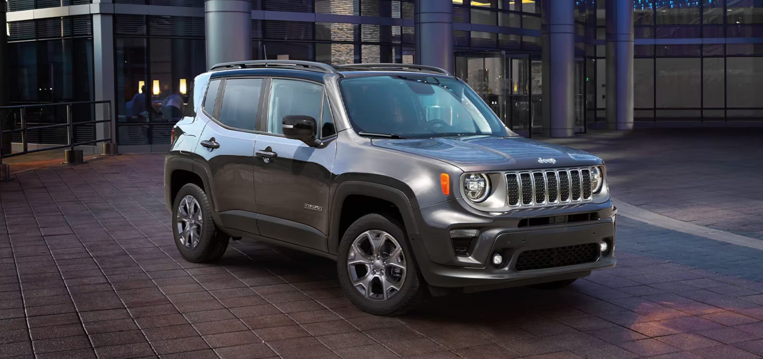 2023 Jeep Renegade parked on brick.