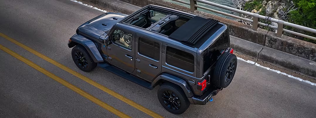 The 2023 Jeep Wrangler 4xe is on the road