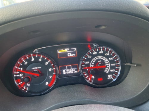 2018 Subaru WRX Manual