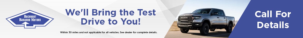 Well bring the test drive to you